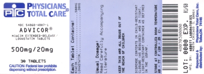 Advicor Niacin And